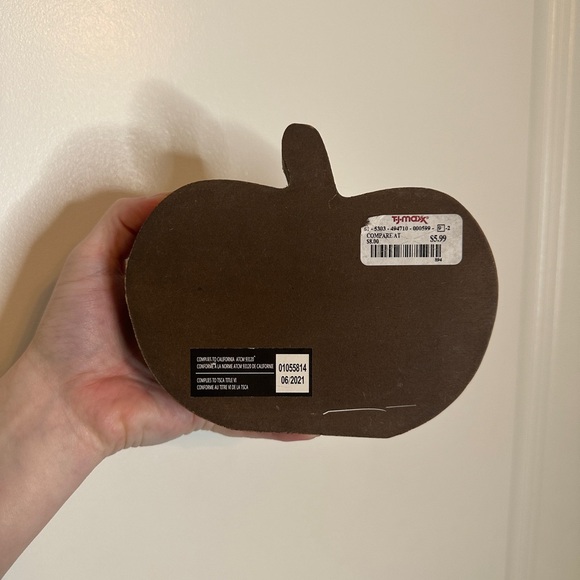 Rustic Brown 'Happy Fall' Table Decor - Picture 2 of 2